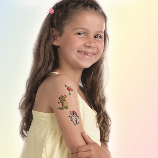 z-design tatuaże dla dzieci