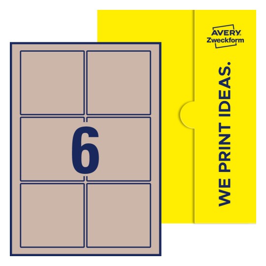Etykiety Kwadratowe - Etykieta Kwadratowa, 90 x 90 mm