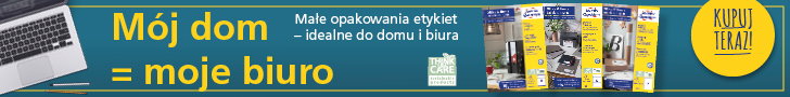 wąski banner home office