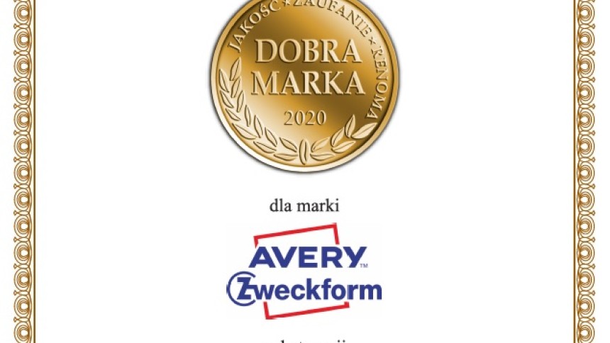 certyfikat Dobra marka 2020 