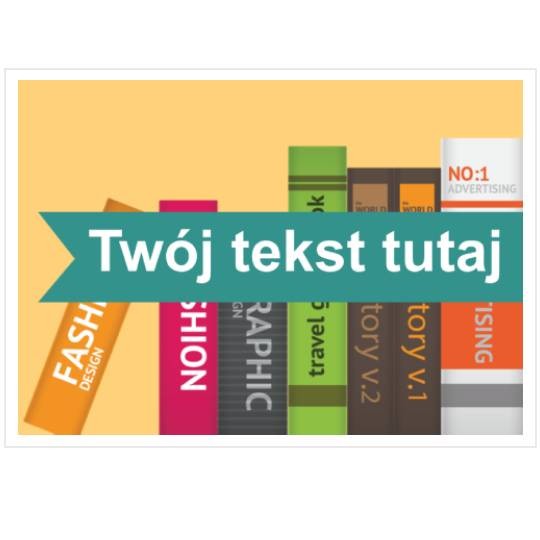 Kolorowy szablon do organizacji z folderami w tle