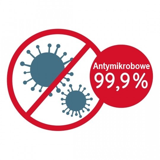 Ikona ochrona antymikrobowa i antydrobnoustrojowa