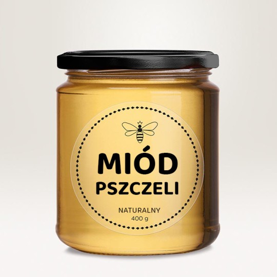 Etykiety na miód main media 5