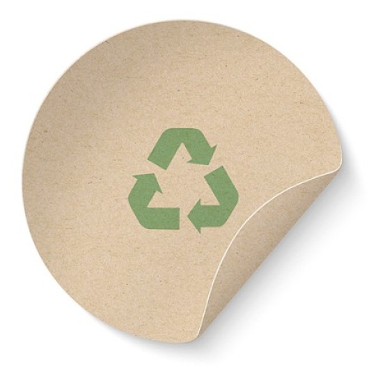 Etykiety Papierowe Brown Kraft