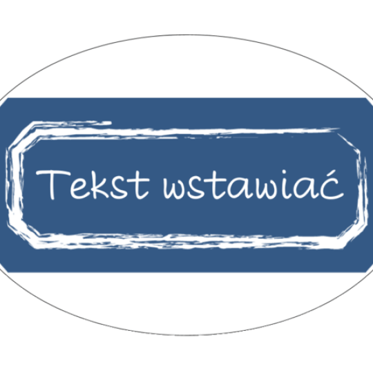 Szablon prostokątnej granatowej etykiety na przyprawy