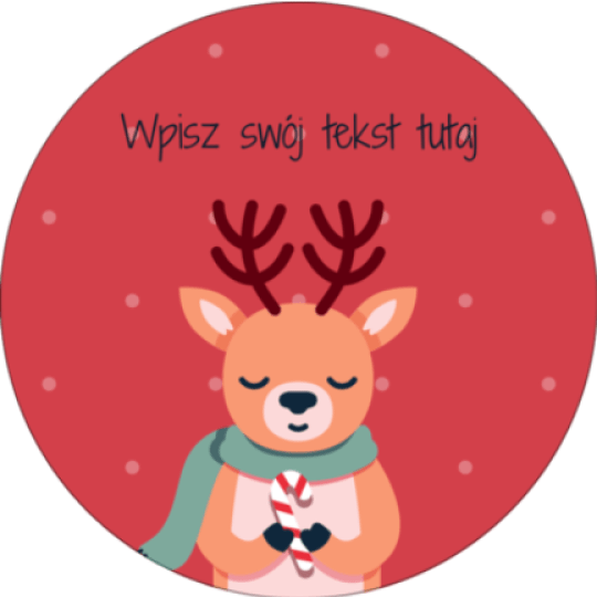 świąteczny renifer