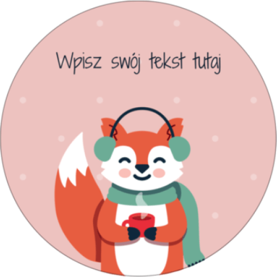 świąteczny lis