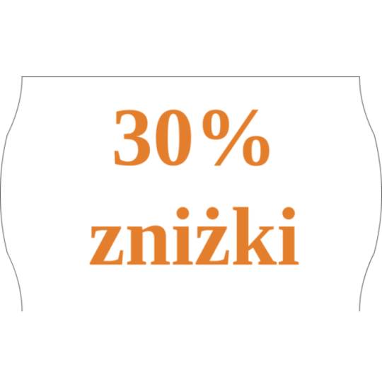 pomarańczowe 30% zniżki