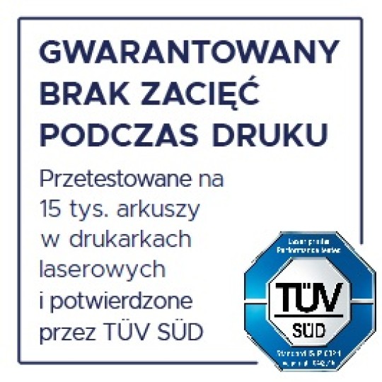 Gwarantowany brak zacięć podczas druku