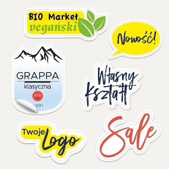 Naklejki konturowe precyzyjne