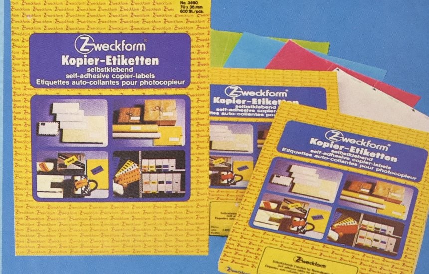 Pierwsze produkty Zweckform w żółtych paczkach