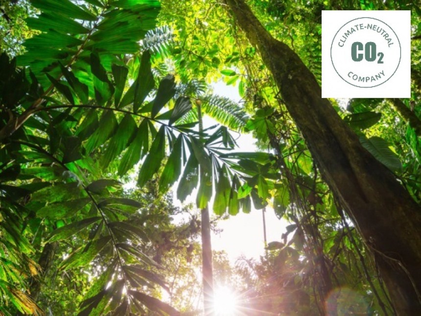 baner sustainability co2 neutral