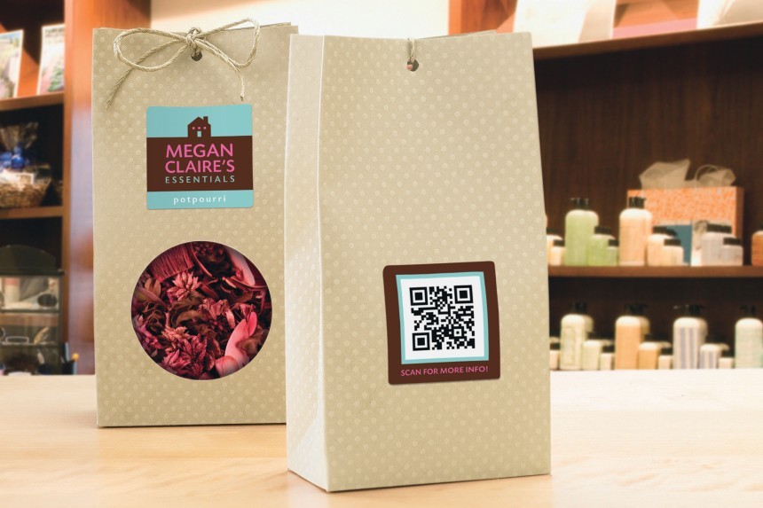 etykiety do reklamowania twoich produktów - etykiety QR