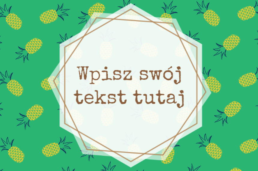 Zielony szablon etykiet na mrożonki
