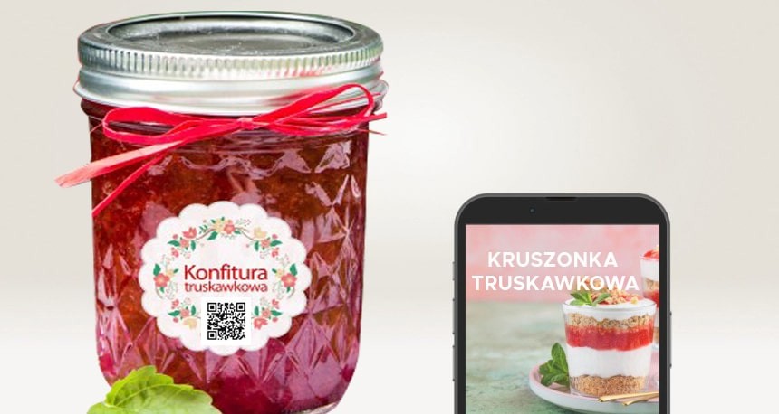 Etykiety QR na produkty