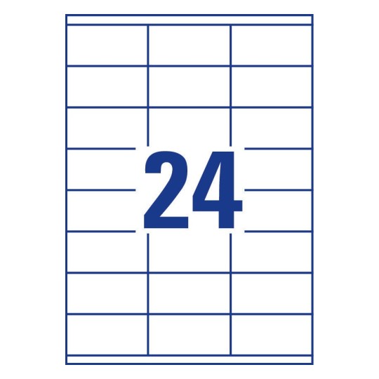 Szablon Microsoft Word 3422 | Avery Zweckform