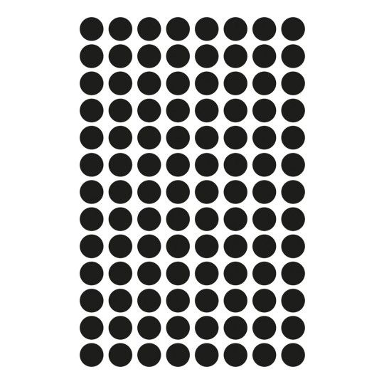 Arkusz pojedynczy, artykuł: 3009, punkty oznaczenia, format: ⌀ 8 mm, 104 punkty oznaczenia/arkusz?