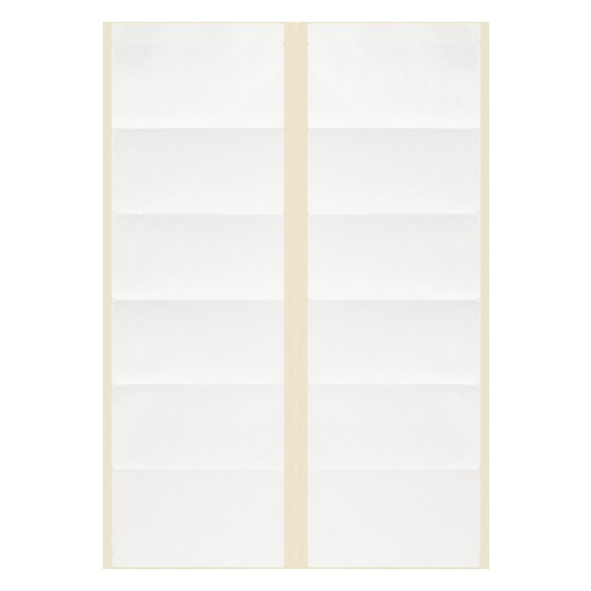 Rysunek pojedynczej arkusza, artykuł: 3350, etykiety adresowe, format: 95 x 47 mm, 12 etykiet/arkusz?