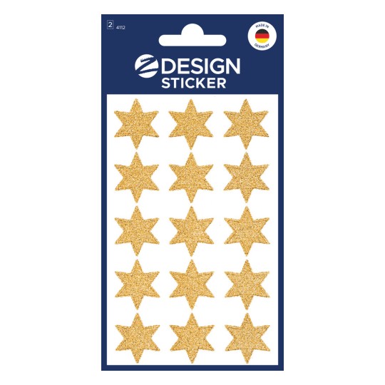 Opakowanie: Z-Design, artykuł: 4112, naklejki świąteczne, 85 x 160 mm, małe opakowanie, 30 naklejek / 2 arkusze.