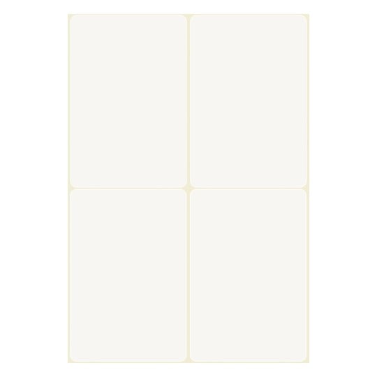 Rysunek wykroju, pojedynczy arkusz A4, artykuł: 51065, etykiety z imionami, format: 80 x 54 mm.