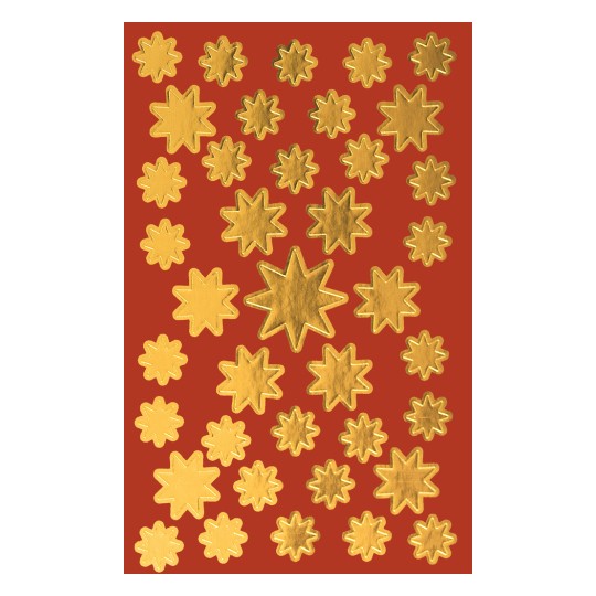 Rysunek pojedynczy arkusz, Artykuł: 52804, Naklejki świąteczne, Format: 85 x 160 mm, 39 naklejek/arkusz?