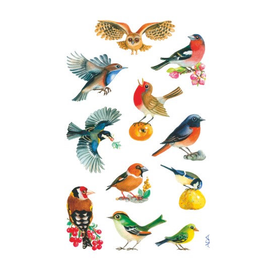 Ilustracja pojedynczego arkusza, artykuł: 55713, naklejki dla dzieci, format: 85 x 160 mm, 11 naklejek/arkusz.