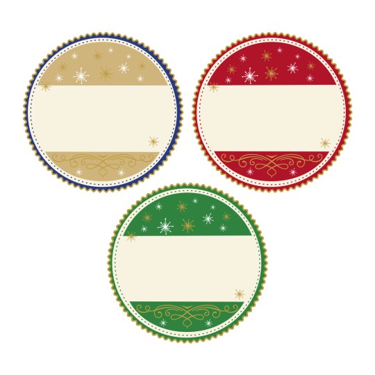 Pojedyncze zdjęcie etykiety, Artykuł: 56829, Naklejka na rolce, Format: ⌀ 38 mm, 50 naklejek/rolka.