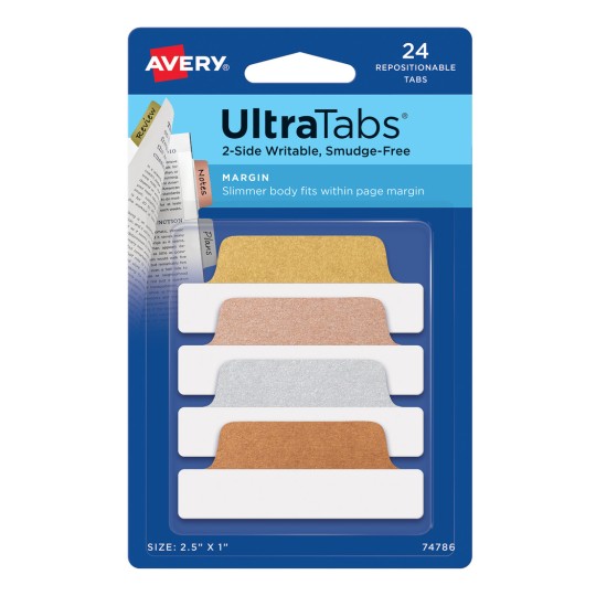 Produktowe przedstawienie: Avery Zweckform, artykuł: 74786, paski samoprzylepne, 63,5 x 25,4 mm, małe opakowanie, 24 sztuki.