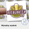 Wyraźny wydruk naklejki