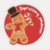 naklejki z świątecznym ciastkiem
