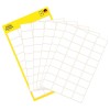 Obraz opakowania z arkuszem etykiet: Avery Zweckform Wielozadaniowe Etykiety, Artykuł: 3042, Format: 18 x 12 mm, Zawartość: 216 etykiet / 6 arkuszy, 36 etykiet/arkusz.