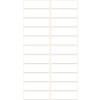 Ilustracja pojedynczego arkusza, Artykuł: 3044, Etykiety uniwersalne, Format: 32 x 10 mm, 22 etykiet/arkusz?