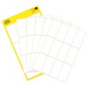Opakowanie z arkuszem etykiet: Avery Zweckform Etykiety wielozadaniowe, artykuł: 3077, format: 38 x 18 mm, zawartość: 72 etykiety / 6 arkuszy, 12 etykiet/arkusz.