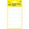 Opakowanie: Avery Zweckform uniwersalne etykiety Non A4 do ręcznego opisu, artykuł: 3080, format: 76 x 19 mm, zawartość: 36 etykiet / 6 arkuszy, 6 etykiet/arkusz.