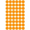 Pojedynczy arkusz, artykuł: 3148, punkty oznaczenia, format: ⌀ 12 mm, 54 punkty oznaczenia/arkusz.