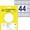 Opakowanie z arkuszem etykiet: Avery Zweckform Etykiety uniwersalne, artykuł: 3320, format: 32 x 10 mm, zawartość: 1.144 etykiet / 26 arkuszy, 44 etykiety/arkusz.