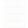 Arkusz pojedynczy, artykuł: 3323, etykiety uniwersalne, format: 38 x 14 mm, 32 etykiety/arkusz.