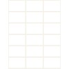 Rysunek arkusza pojedynczego, Artykuł: 3325, Etykiety uniwersalne, Format: 38 x 24 mm, 18 etykiet/arkusz