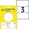 Obrazek opakowania z arkuszem etykiet: Avery Zweckform Etykiety uniwersalne, artykuł: 3331, format: 98 x 51 mm, zawartość: 84 etykiety / 28 arkuszy, 3 etykiety/arkusz.