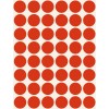 Rysunek arkusza pojedynczego, artykuł: 3374, punkty oznaczeń, format: ⌀ 18 mm, 48 punktów oznaczeń/arkusz?