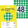 Opakowanie z arkuszem etykiet: Avery Zweckform punkty oznaczeniowe, artykuł: 3376, format: ⌀ 18 mm, zawartość: 1.056 punktów oznaczeniowych / 22 arkusze, 48 punktów oznaczeniowych/arkusz?