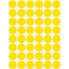 Ilustracja - pojedynczy arkusz, artykuł: 3377, punkty oznaczenia, format: ⌀ 18 mm, 48 punktów oznaczenia/arkusz.