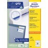 Opakowanie: Avery Zweckform Uniwersalne Etykiety, trwałe przyleganie, artykuł: 3420, format: 70 x 16,9 mm, przystosowanie do drukarek: atramentowe, laserowe (czarno-białe), kolorowe laserowe, zawartość: 5100 etykiet / 100 arkuszy, 51 etykiet/arkusz.