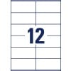 Rysunek wykrojnika pojedynczy arkusz A4, Artykuł: 3424-200, Etykiety uniwersalne, Format: 105 x 48 mm, 12 etykiet/arkusz?