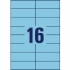 Rysunek wykrojnika pojedynczego arkusza A4, Artykuł: 3453, Kolorowe etykiety, Format: 105 x 37 mm, 16 etykiet/arkusz?