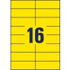 Rysunek wykrojnika pojedynczy arkusz A4, Artykuł: 3455, Kolorowe etykiety, Format: 105 x 37 mm, 16 etykiet/arkusz?