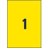 Rysunek wykrojnika pojedynczego arkusza A4, artykuł: 3473, kolorowe etykiety, format: 210 x 297 mm, 1 etykieta/arkusz?