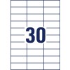 Stanzrysunek pojedynczego arkusza A4, artykuł: 3489, etykiety uniwersalne, format: 70 x 29,7 mm, 30 etykiet/arkusz?