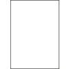 Rysunek wykrawania pojedynczego arkusza A4, artykuł: 3566, folie na rzutnik, format: 210 x 297 mm.