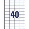 Rysunek wykrojnika pojedynczy arkusz A4, Artykuł: 3651-200, Etykiety uniwersalne, Format: 52,5 x 29,7 mm, 40 etykiet/arkusz?